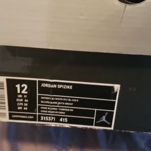 Jordan Spizike Sz 12 University Blue